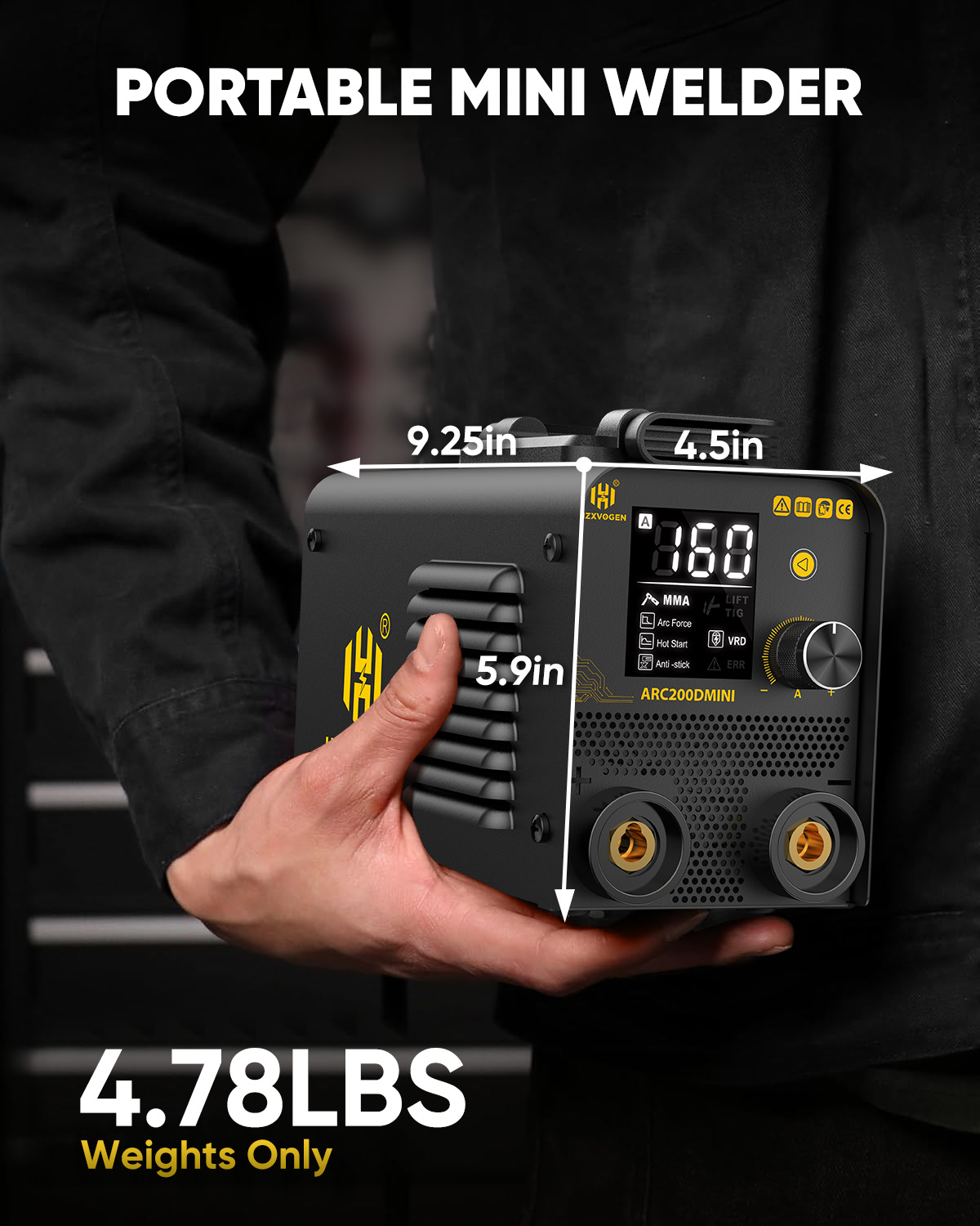 HZXVOGEN ARC200DMINI 110V 2 w  – Tig Welder Machine recenzja i cena