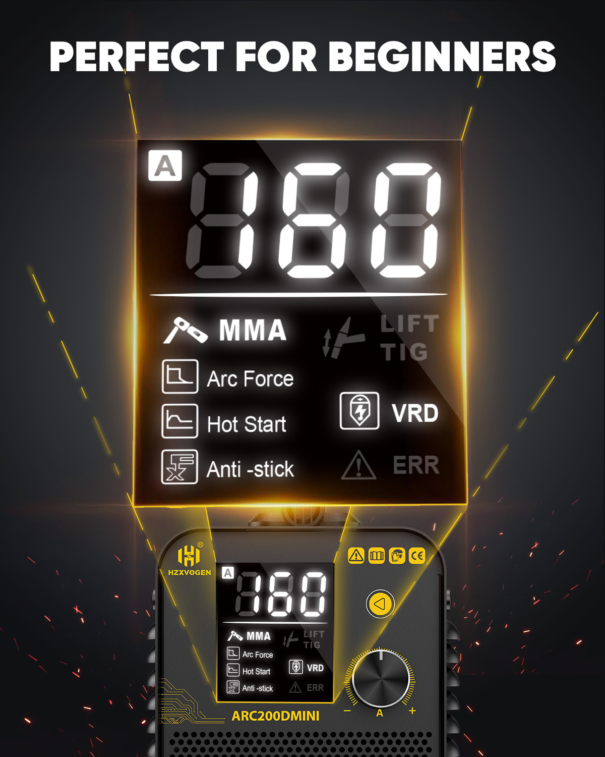 HZXVOGEN ARC200DMINI 110V 2 w  – Tig Welder Machine recenzja i cena