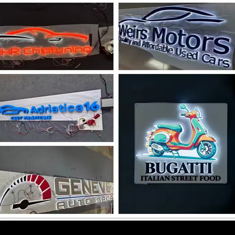 Niestandardowe oświetlone lite – Auto Repair Shop Logo Design recenzja i cena